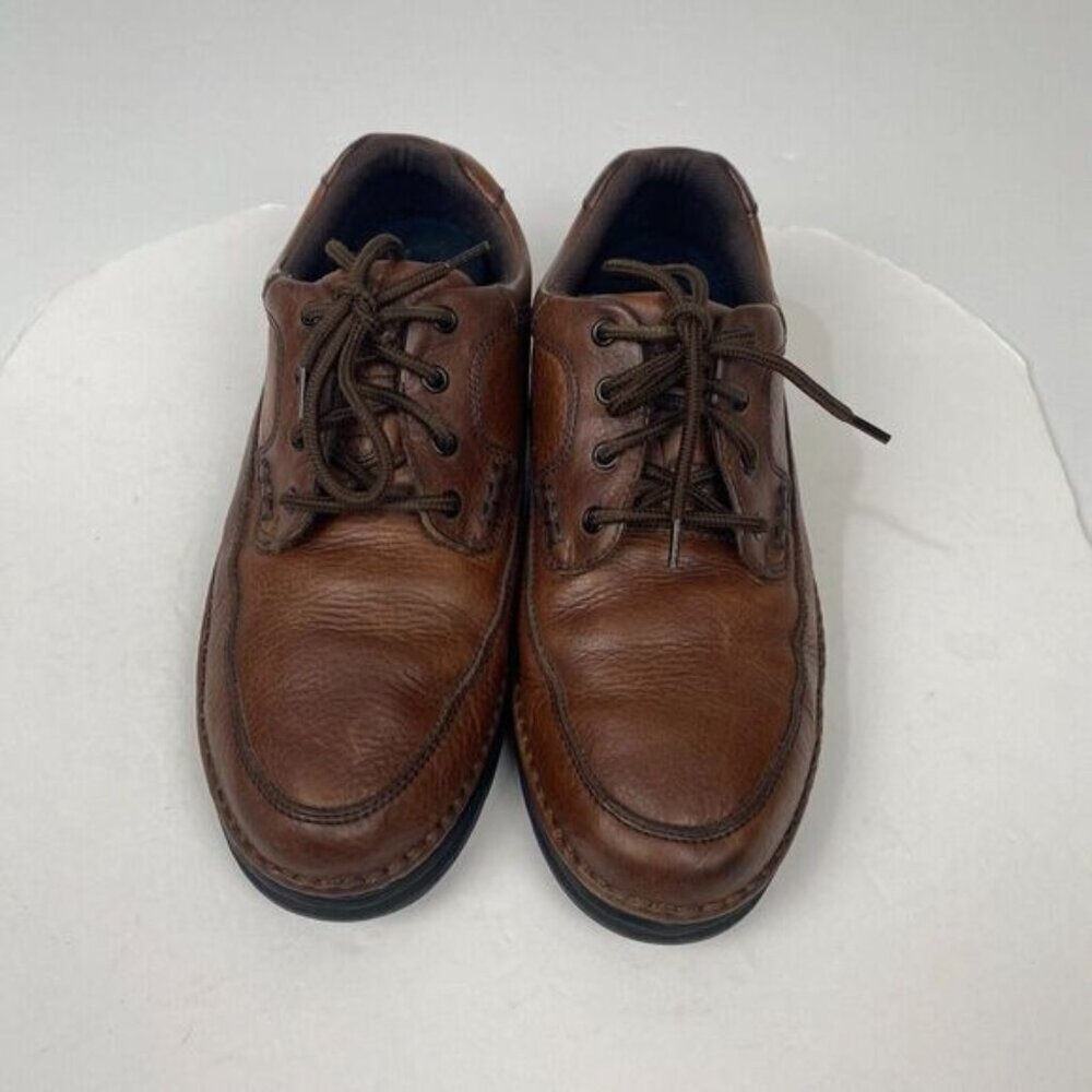 Mens Nunn Bush Comfort Gel Cameron Brown Tumble Orthopedic Diabetic Size 12W